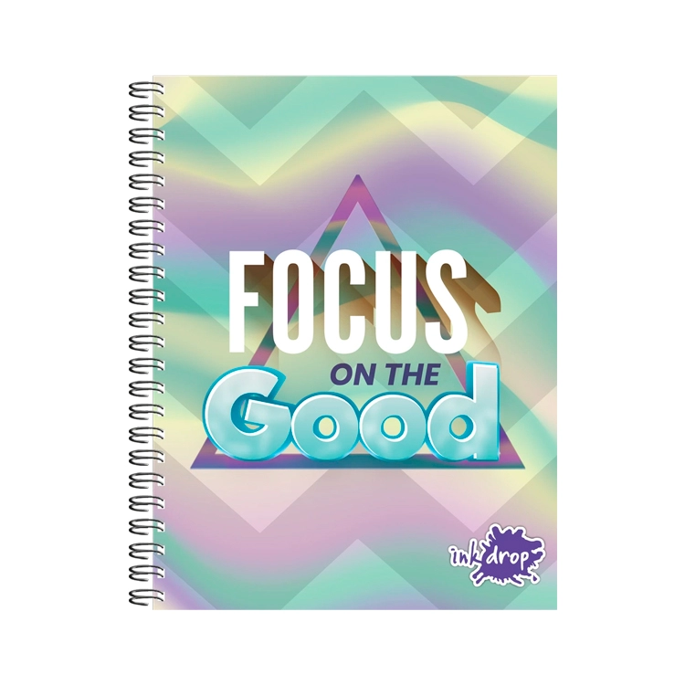 Cuaderno con Espiral Universitario A4 Inkdrop Flash Tapa Dura 22x29 100 Hojas Rayadas Art.57233